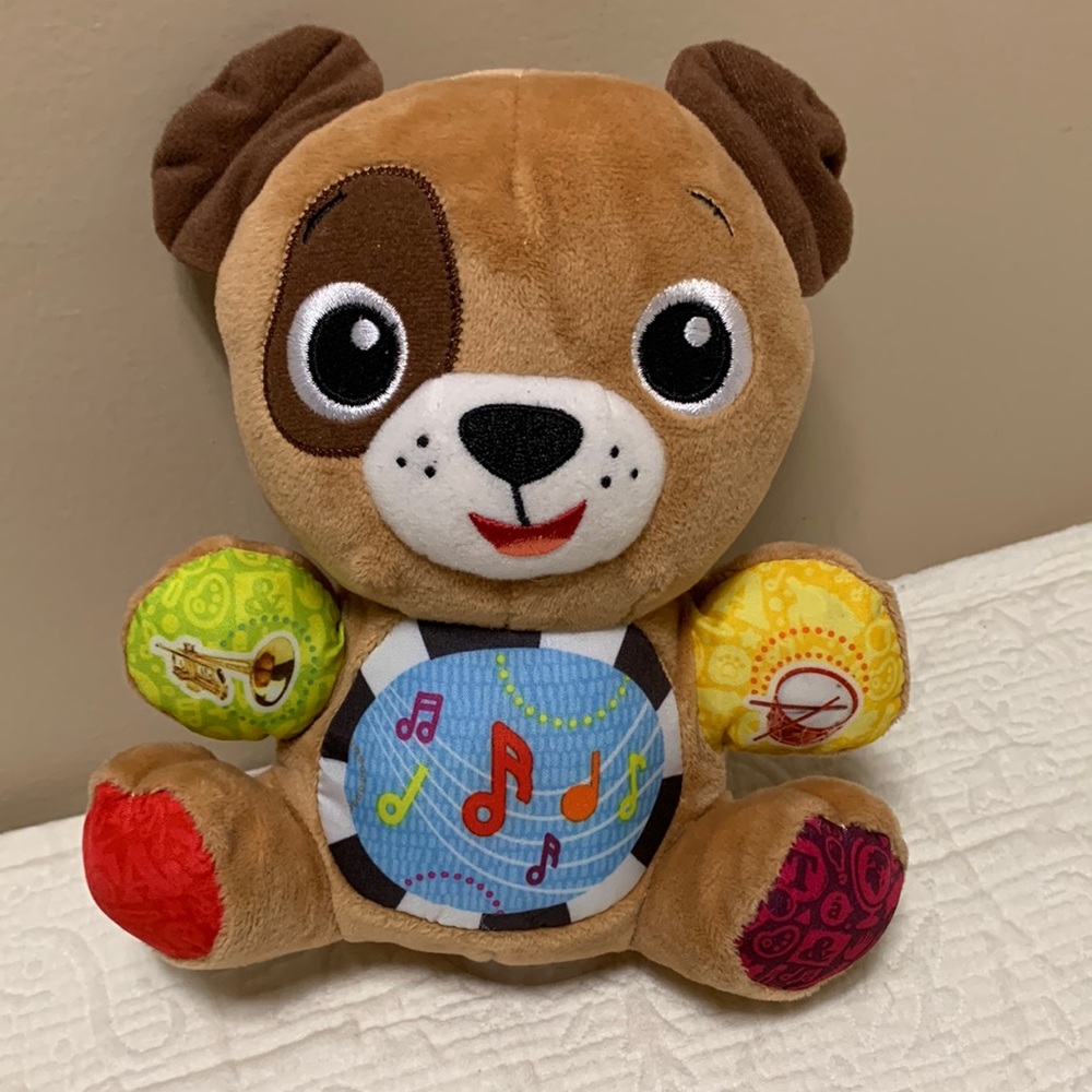 7” Puppy Press & Play Pals Musical Plush Toy by Baby Einstein